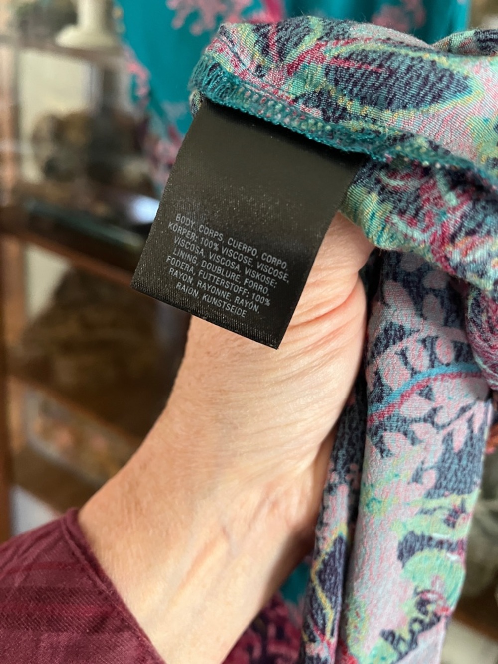 Maeve teal floral jumper 🦋 - Picture 10 of 14